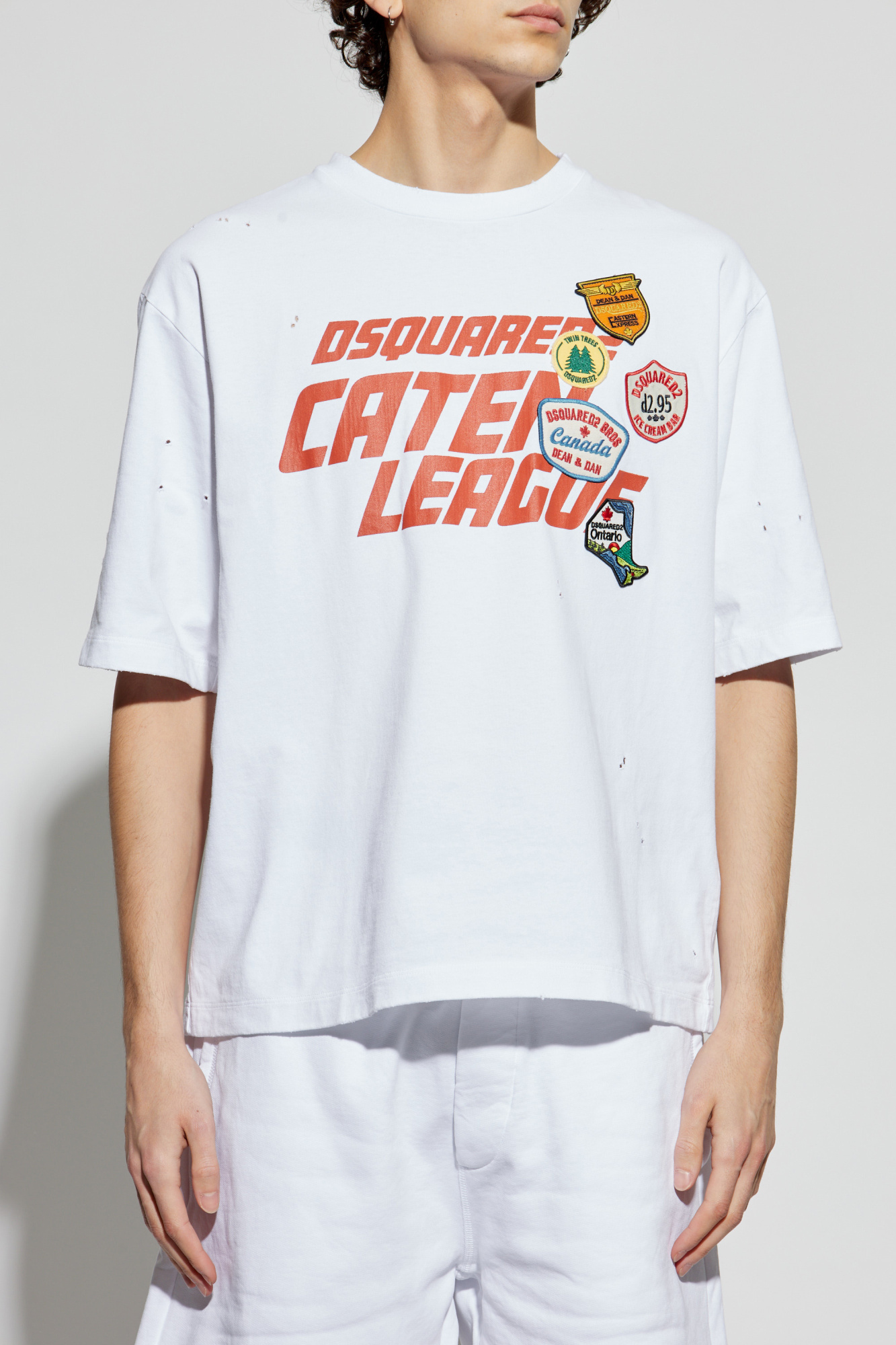 DSQUARED2：Tシャツ メンズ - ホワイト | GIGLIO.COMオンライン
